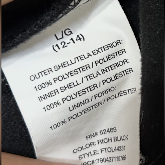 Free Tech Soft Sell Hooded Jacket size L 12-14 - Picture 3 of 10